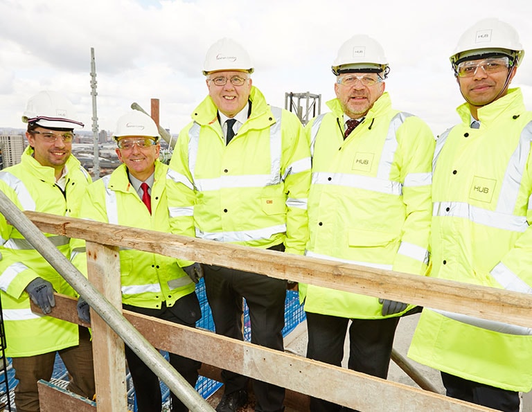 Strawberry Star Topping-Out ceremony